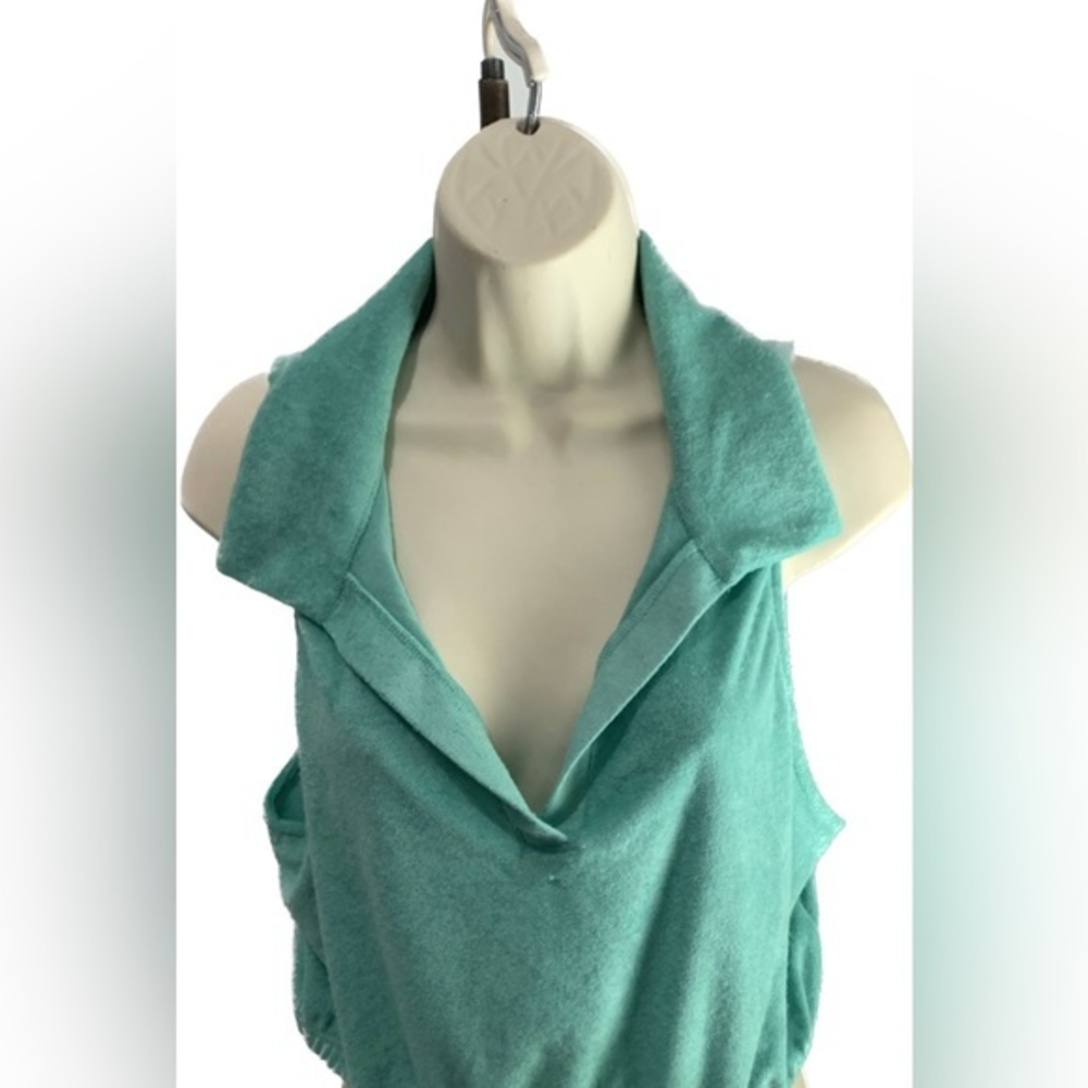 NWT SO‎ SLEEEVELESS COLLARED WOMENS TANK TOP-GREEN SIZE XL